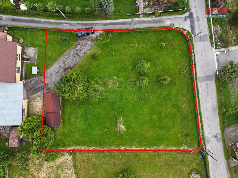 Prodej stavební parcely 1300 m², Dětmarovice