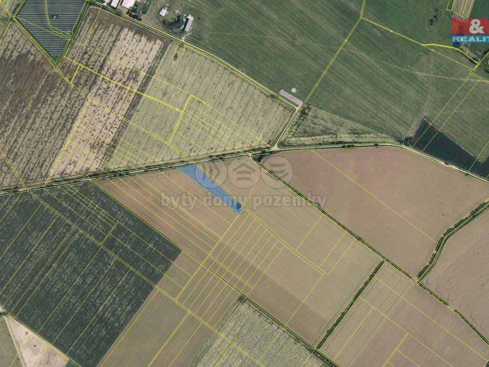 Prodej zemědělské půdy 8491 m², Prostějov