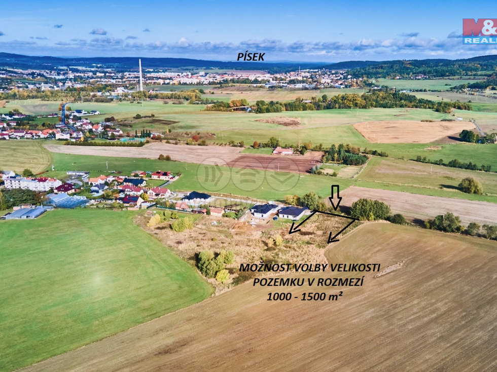 Prodej stavební parcely 1 m², Písek