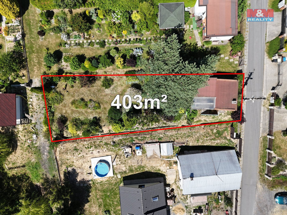 Prodej zahrady 403 m², Klimkovice