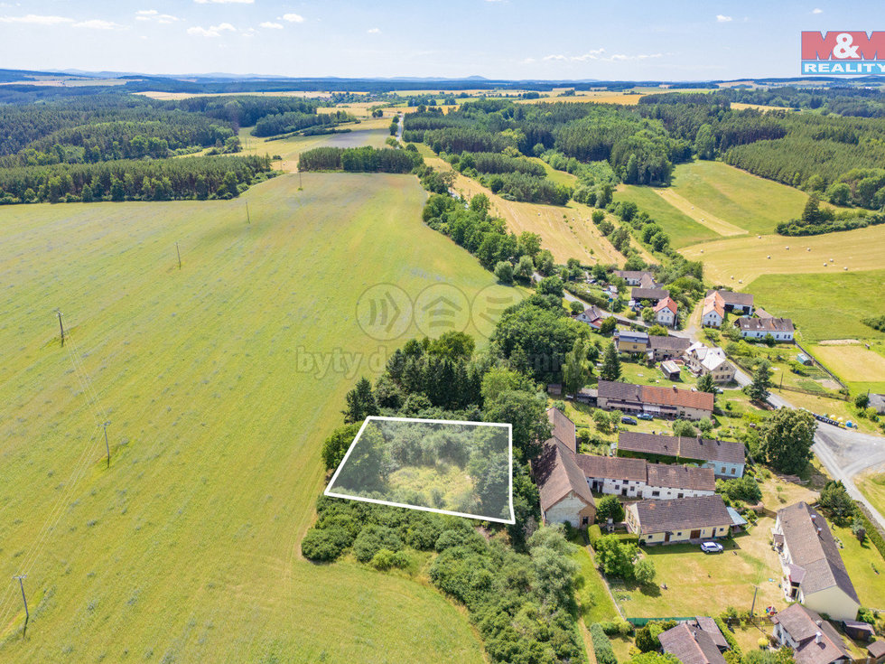 Prodej zahrady 1487 m², Erpužice
