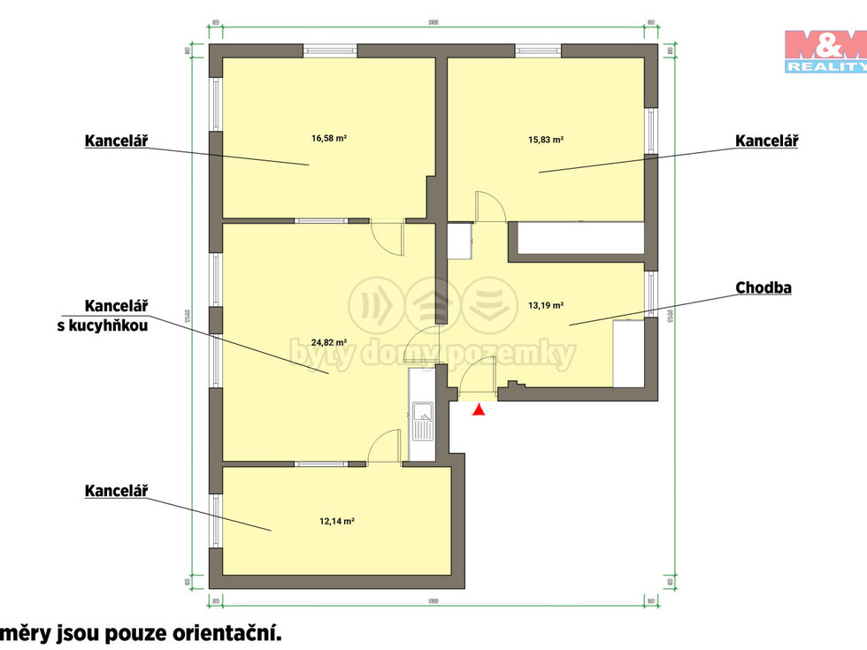 Pronájem kanceláře 87 m², Mariánské Lázně