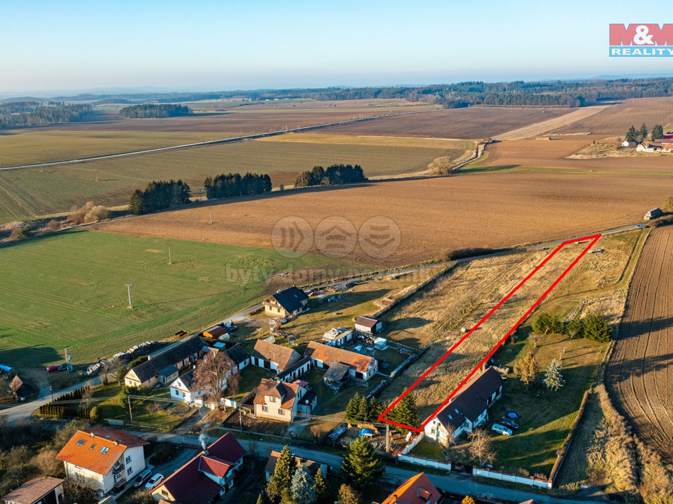 Prodej stavební parcely, Kučeř