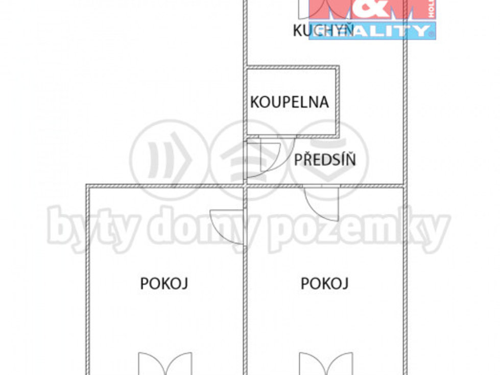 Prodej bytu 2+1 59 m², Chomutov