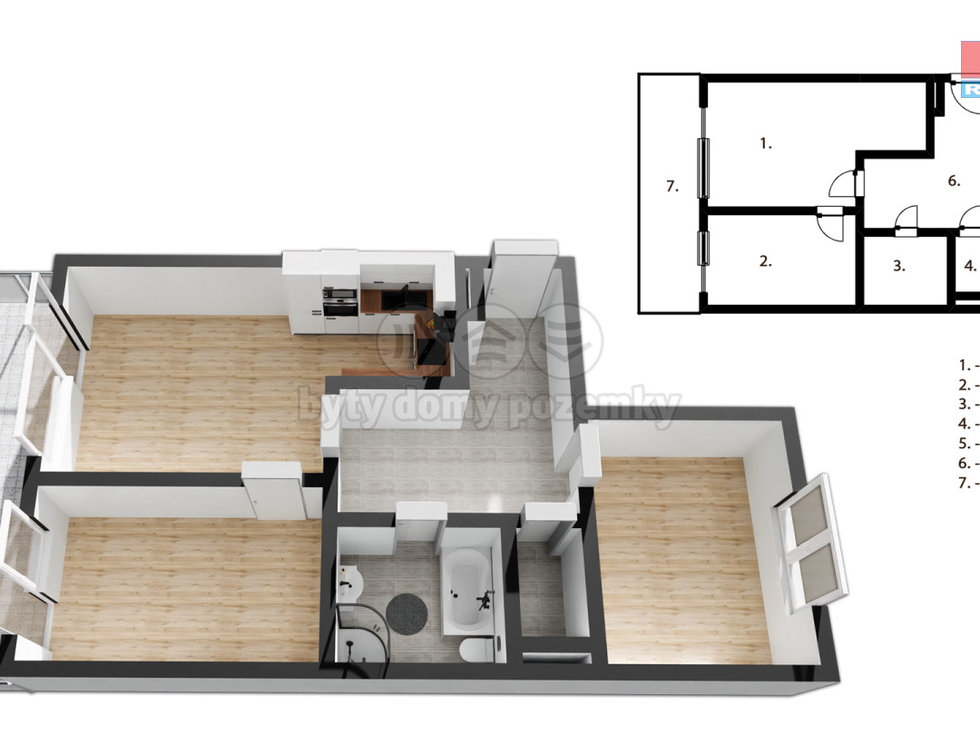 Prodej bytu 3+kk 78 m², Praha