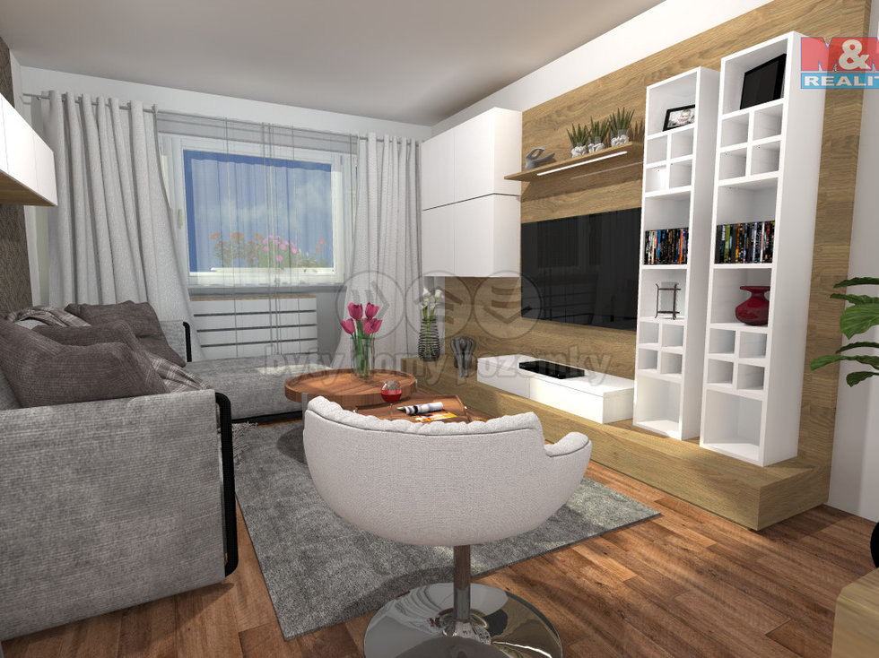 Prodej bytu 2+1 48 m², Bílina