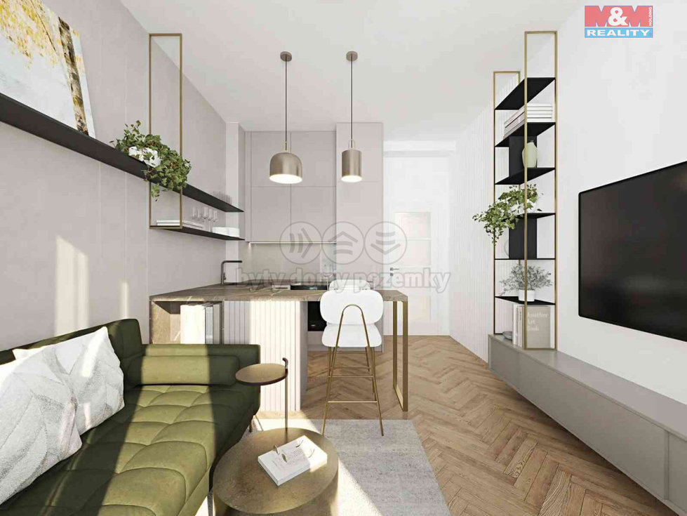 Prodej bytu 1+kk, garsoniery 35 m², Praha