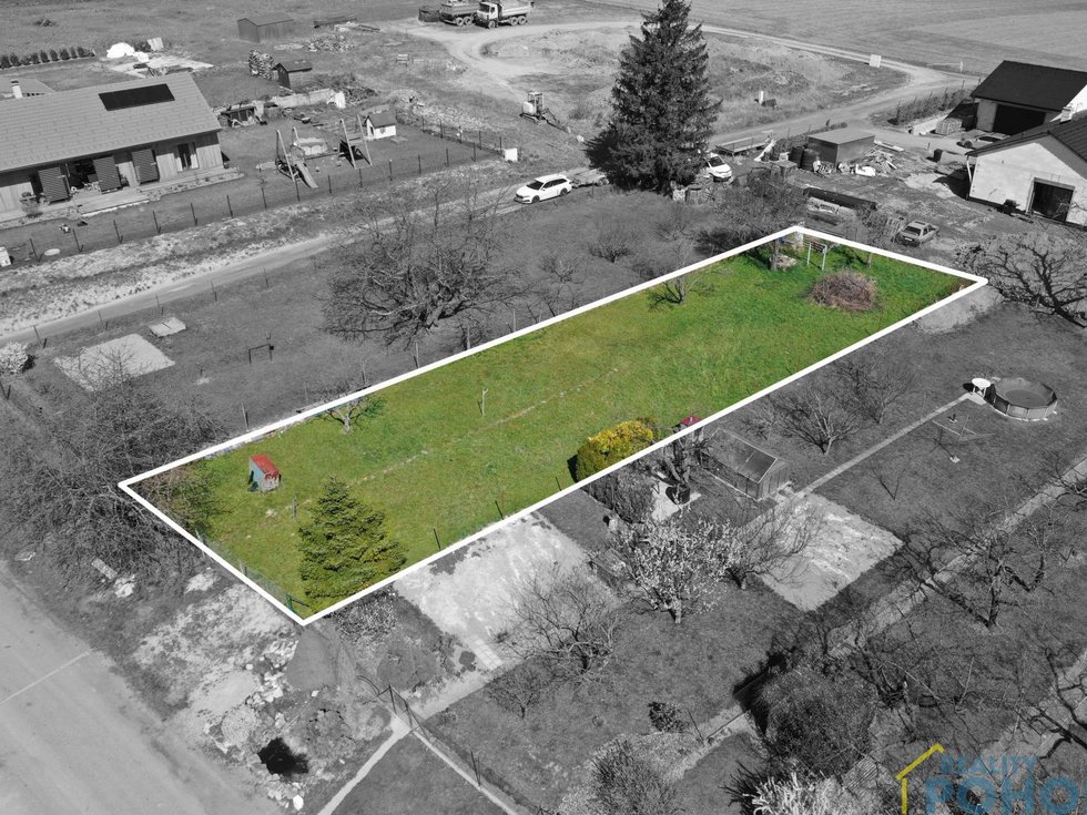 Prodej stavební parcely 608 m², Hrušová