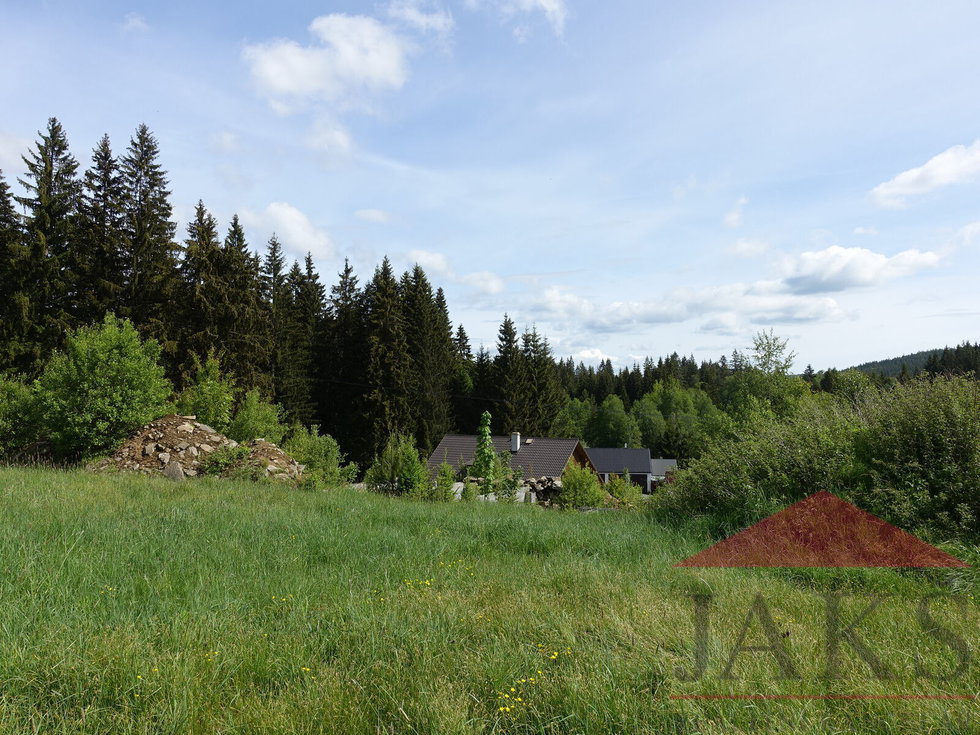 Prodej stavební parcely 1169 m², Prášily