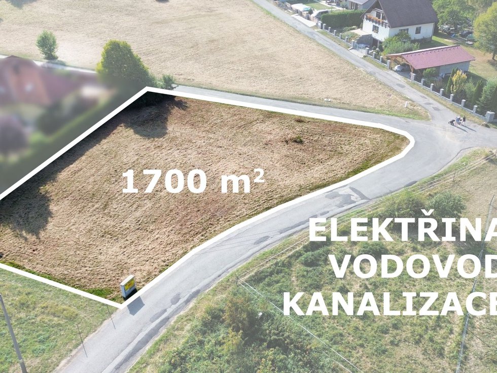 Prodej stavební parcely 1700 m², Příbram