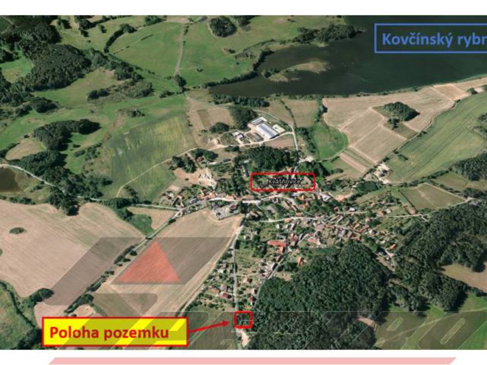 Prodej stavební parcely 273 m², Kvášňovice