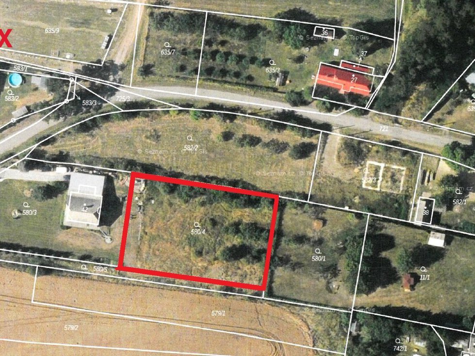 Prodej stavební parcely 1875 m², Přehýšov