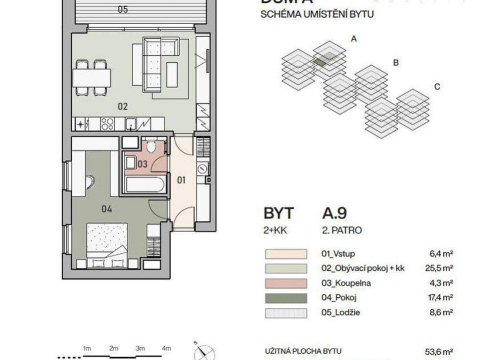 Prodej bytu 2+kk 58 m², Praha