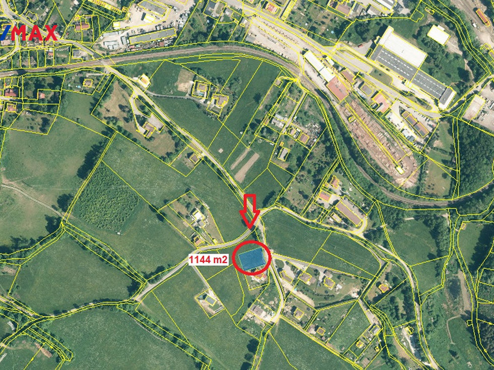 Prodej stavební parcely 1144 m², Vimperk