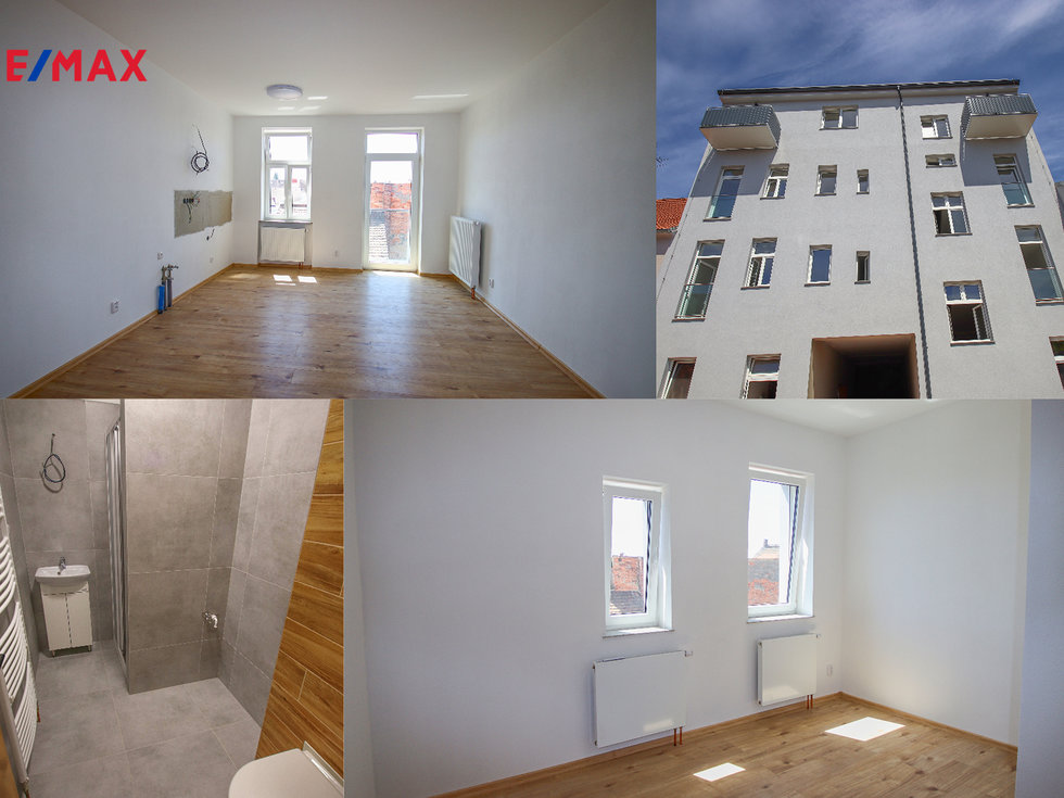 Pronájem bytu 2+kk 49 m², České Budějovice