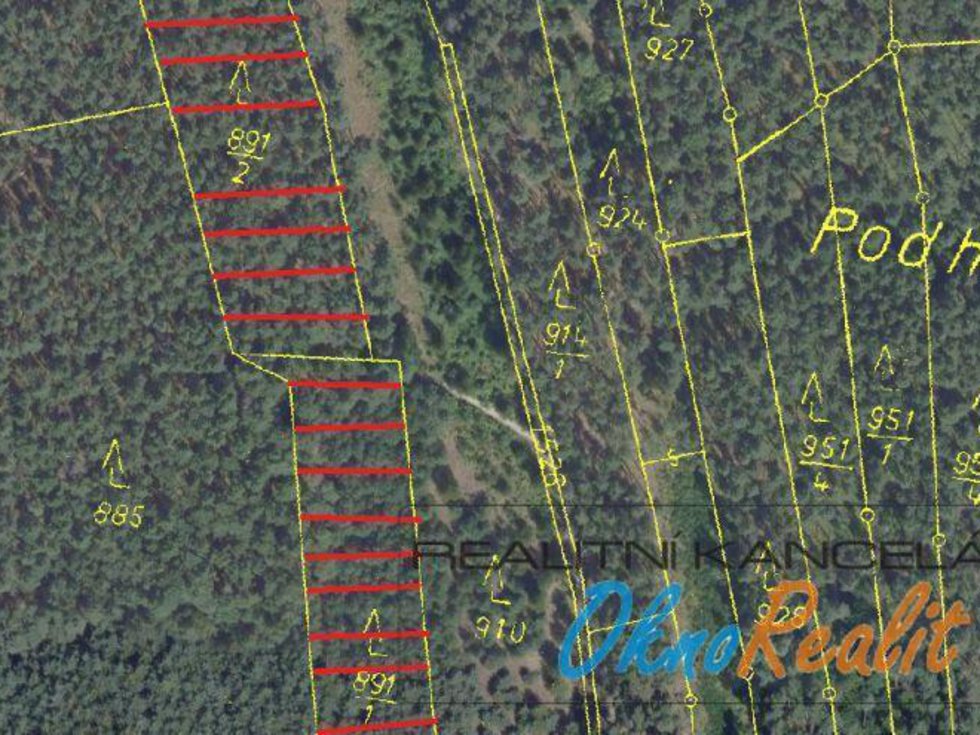 Prodej lesa 15009 m², Kostelní Lhota
