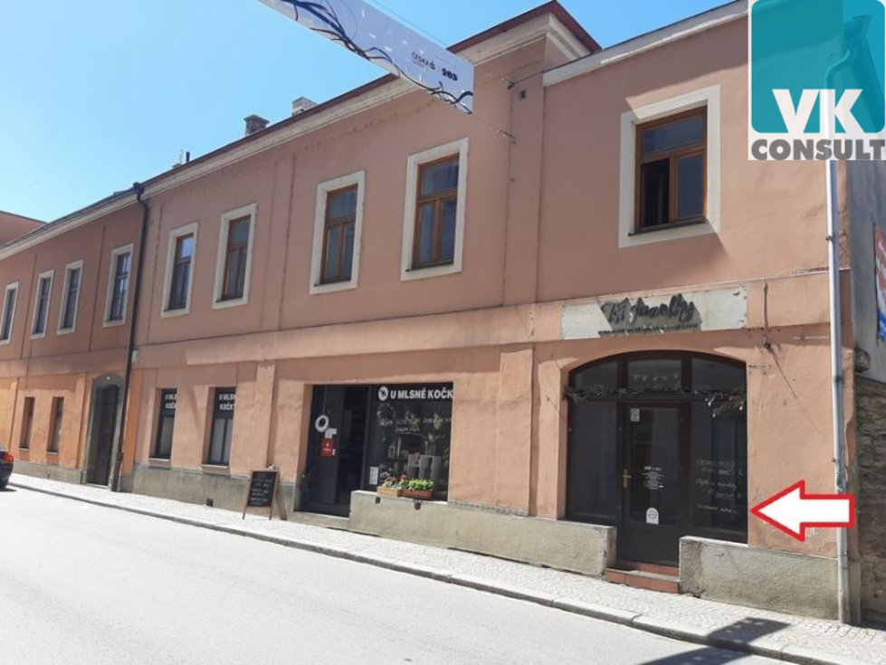 Pronájem - obchodní prostor 15 m2 v centru města Litomyšl