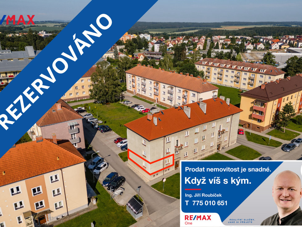 Prodej bytu 2+1 56 m², Bechyně