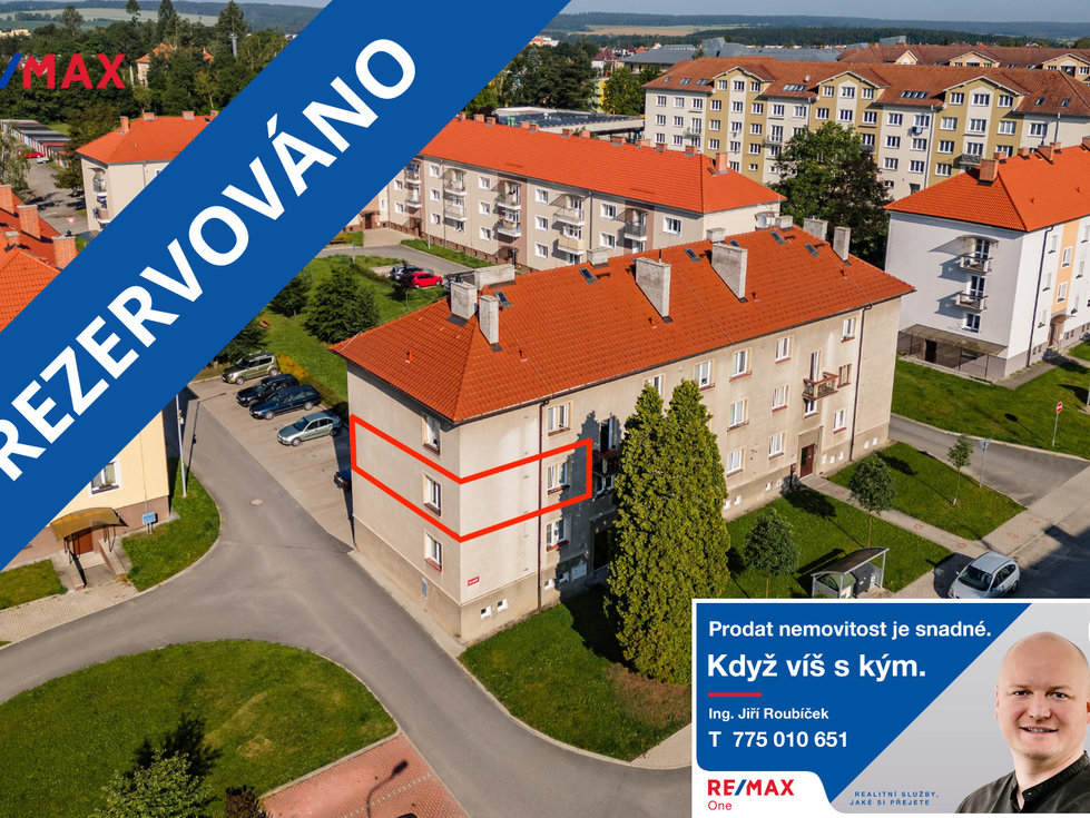 Prodej bytu 2+1 56 m², Bechyně