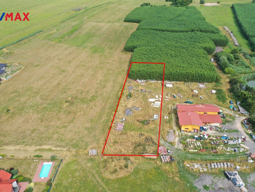 Prodej stavební parcely 4000 m², Horní Jelení