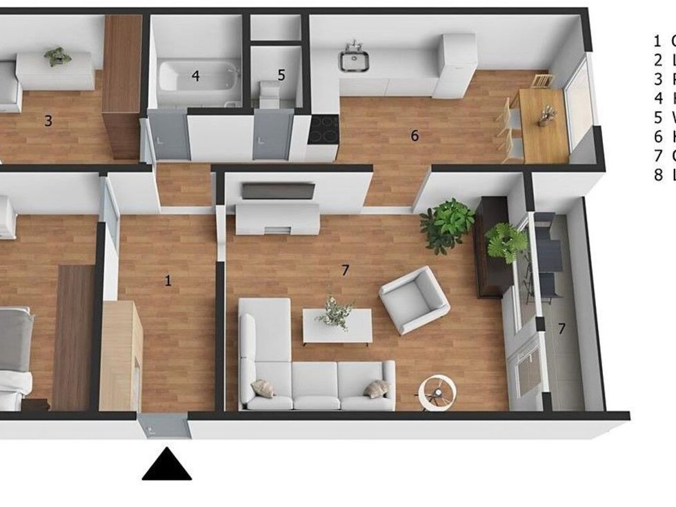 Prodej bytu 3+1 67 m², Česká Lípa