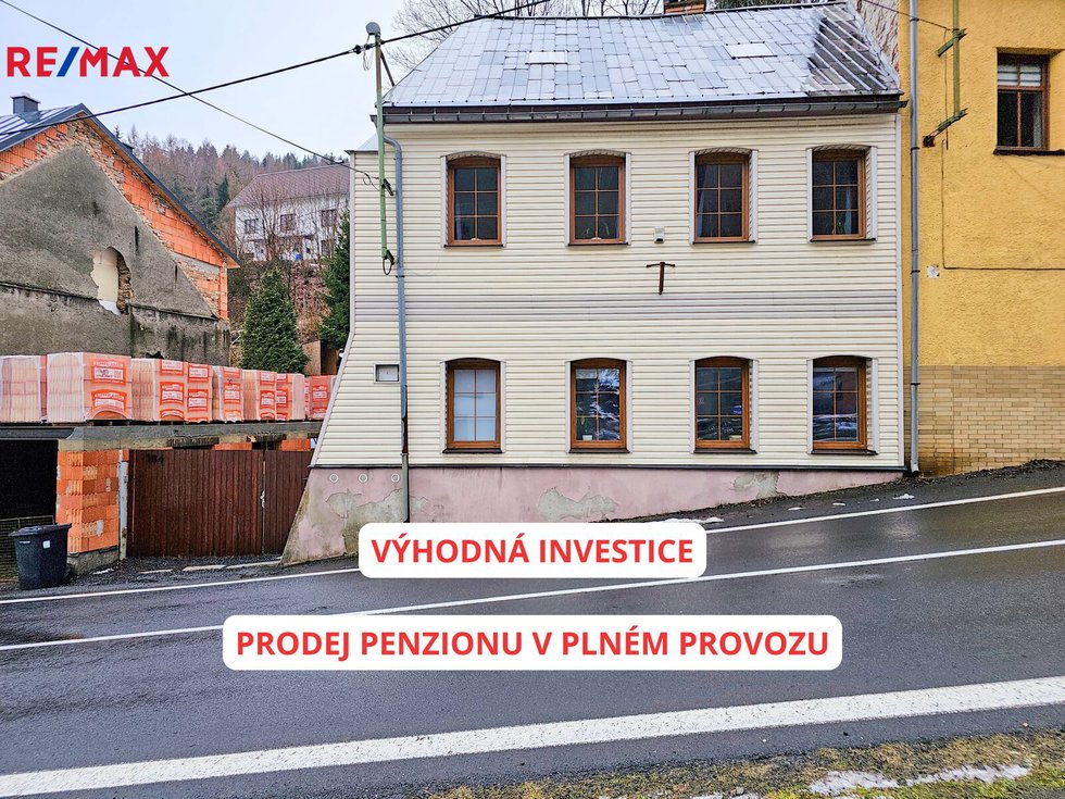 Prodej hotelu, penzionu 250 m², Jáchymov