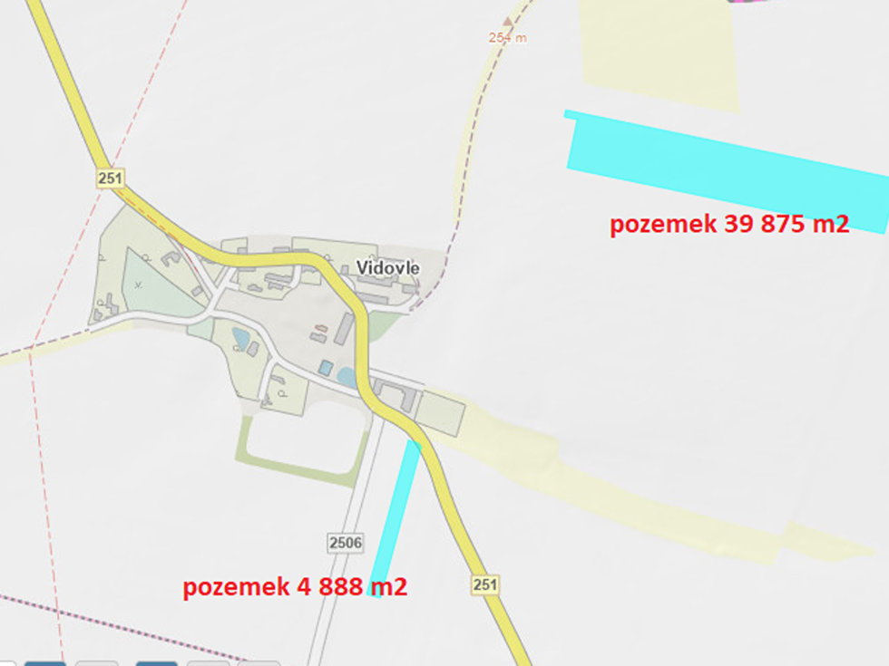 Prodej zemědělské půdy 44763 m², Bitozeves