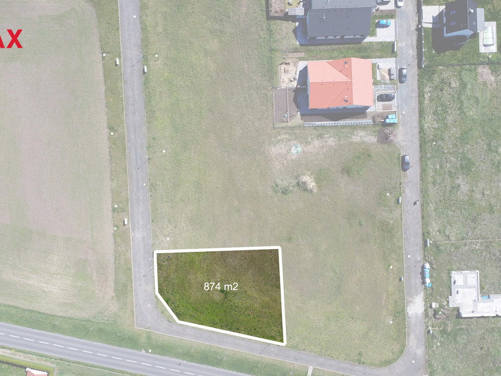 Prodej stavební parcely 874 m², Slavětín