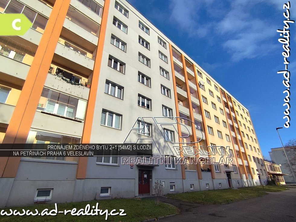 Pronájem bytu 2+1 54 m², Praha