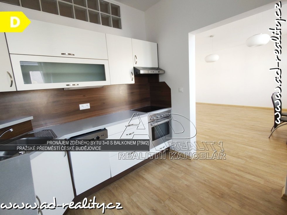 Pronájem bytu 3+kk 70 m², České Budějovice