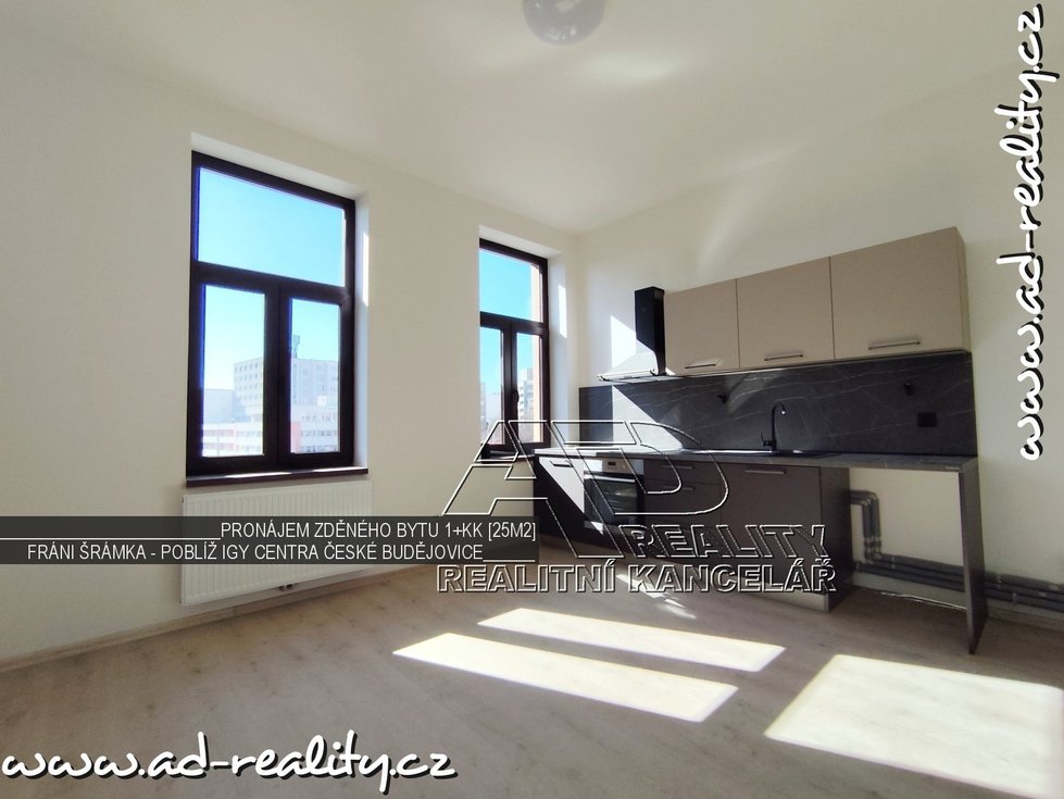 Pronájem bytu 1+kk, garsoniery 23 m², České Budějovice