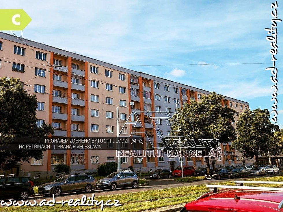 Pronájem bytu 2+1 50 m², Praha