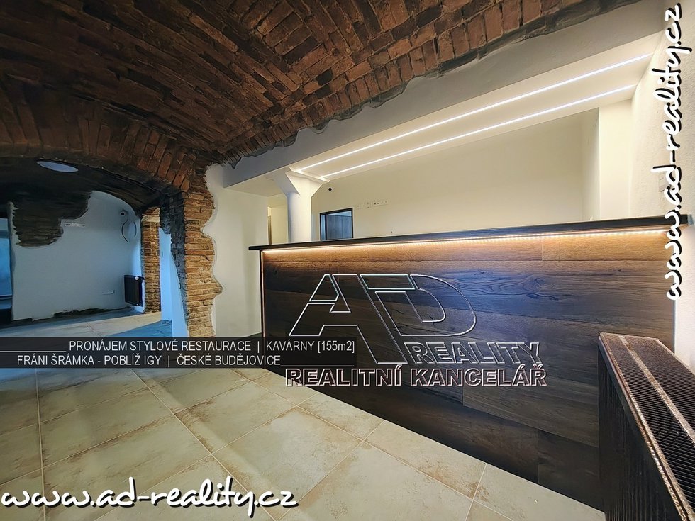 Pronájem restaurace 155 m², České Budějovice