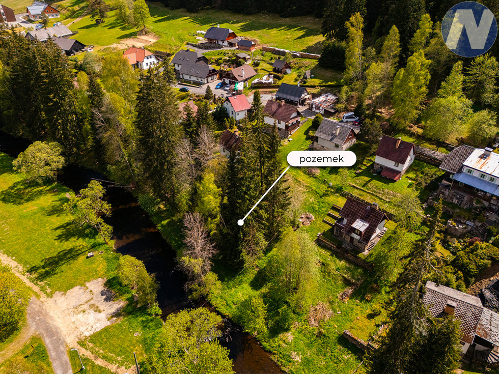 Prodej stavební parcely 598 m², Horní Vltavice