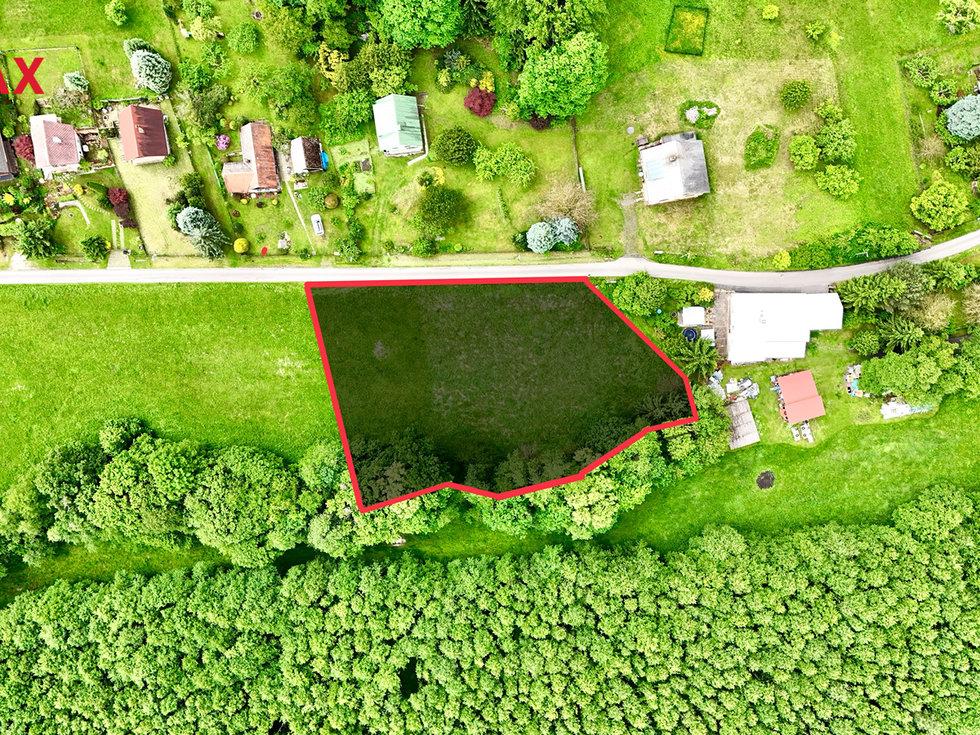 Prodej stavební parcely 2596 m², Hrubá Skála