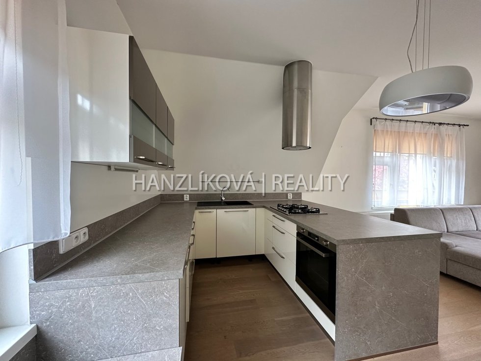 Pronájem  mezonetového bytu 3+kk s terasou a balkonem ve vile v Havlíčkově kolonii