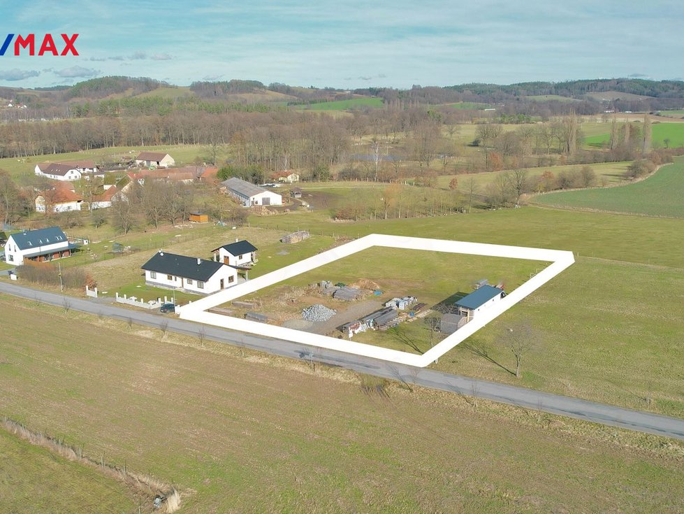 Prodej stavební parcely 4071 m², Sedlec-Prčice