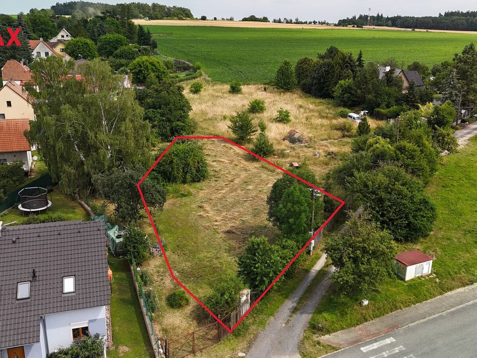 Prodej stavební parcely 1021 m², Velká Dobrá