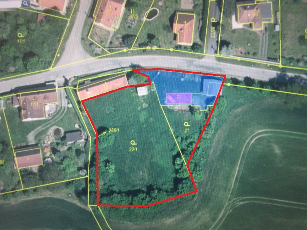 Prodej stavební parcely 2727 m², Předotice