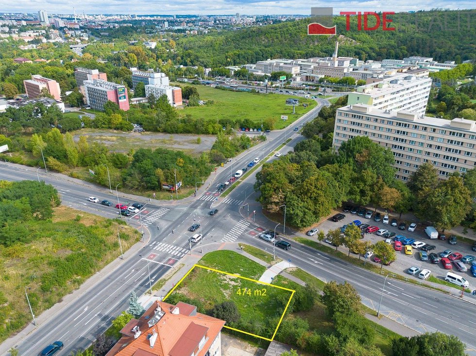 Prodej stavební parcely 474 m², Praha