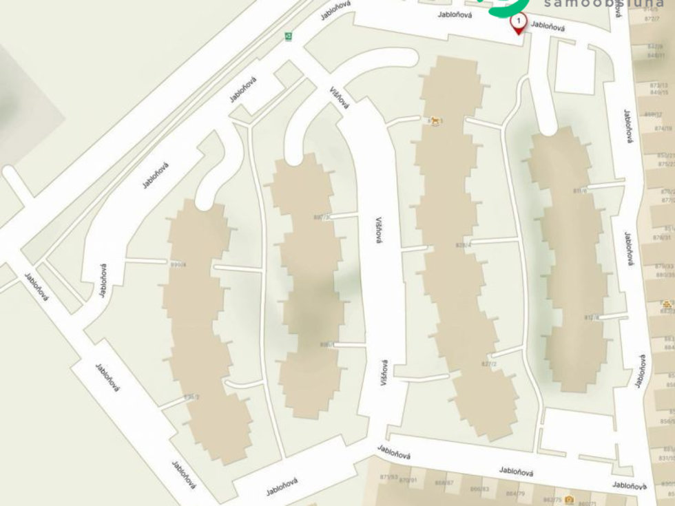 Venkovní parkovací stání, ulice Jabloňová, Moravany