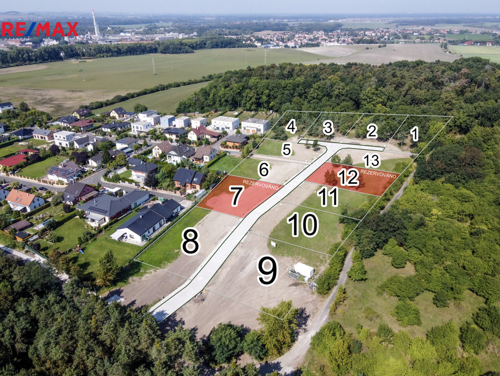 Prodej stavební parcely 1061 m², Kolín