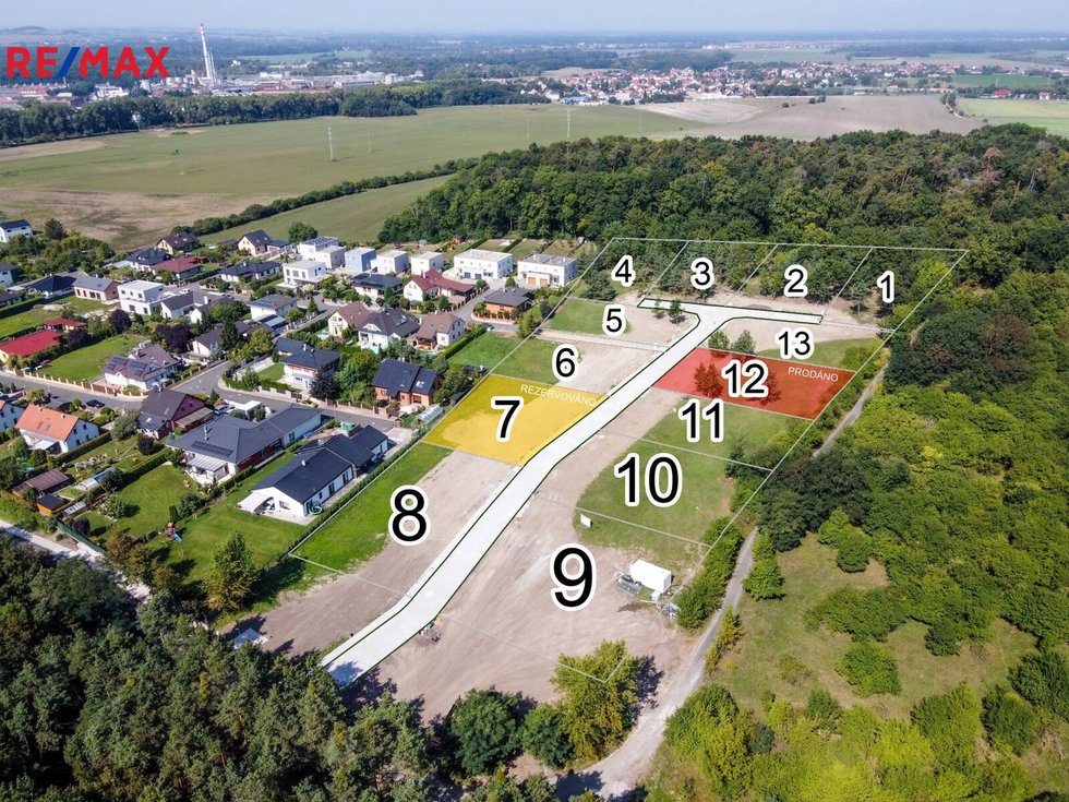 Prodej stavební parcely 1061 m², Kolín