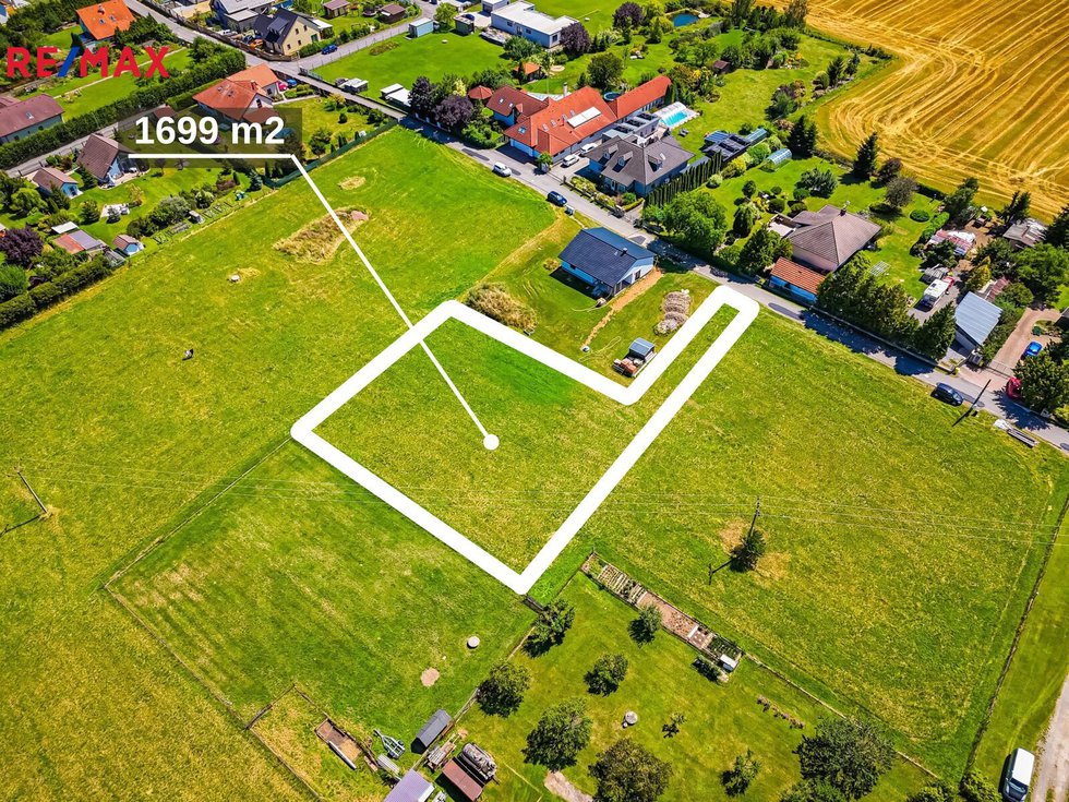 Prodej stavební parcely 1699 m², Buková u Příbramě