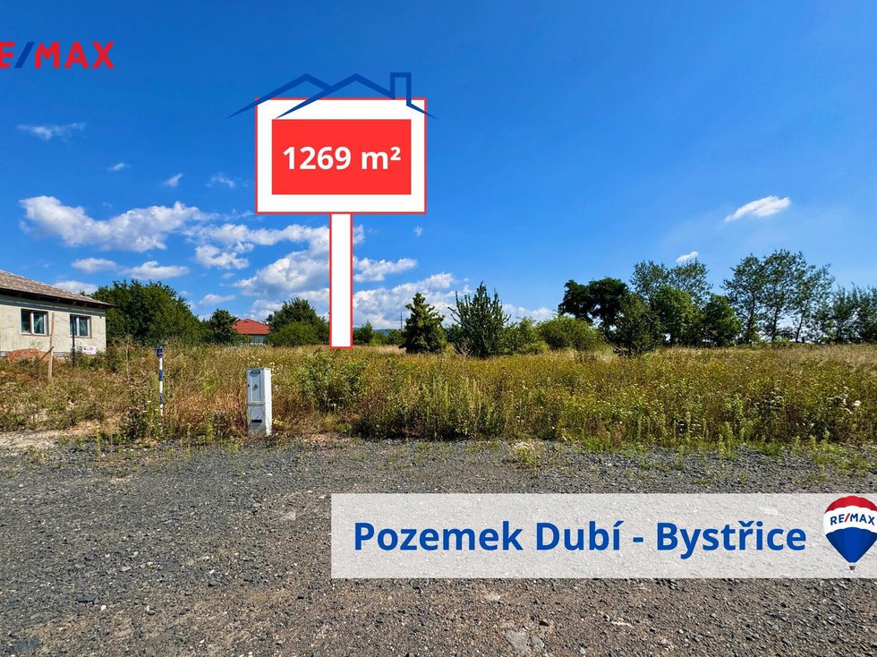 Prodej stavební parcely 1269 m², Dubí