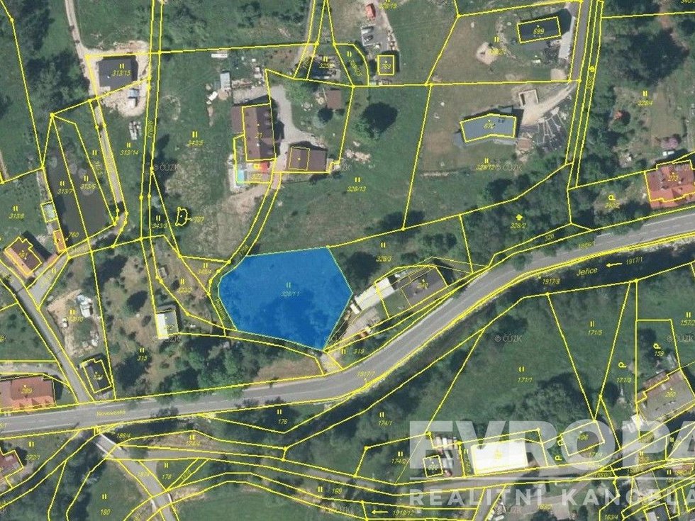 Prodej stavební parcely 1540 m², Mníšek