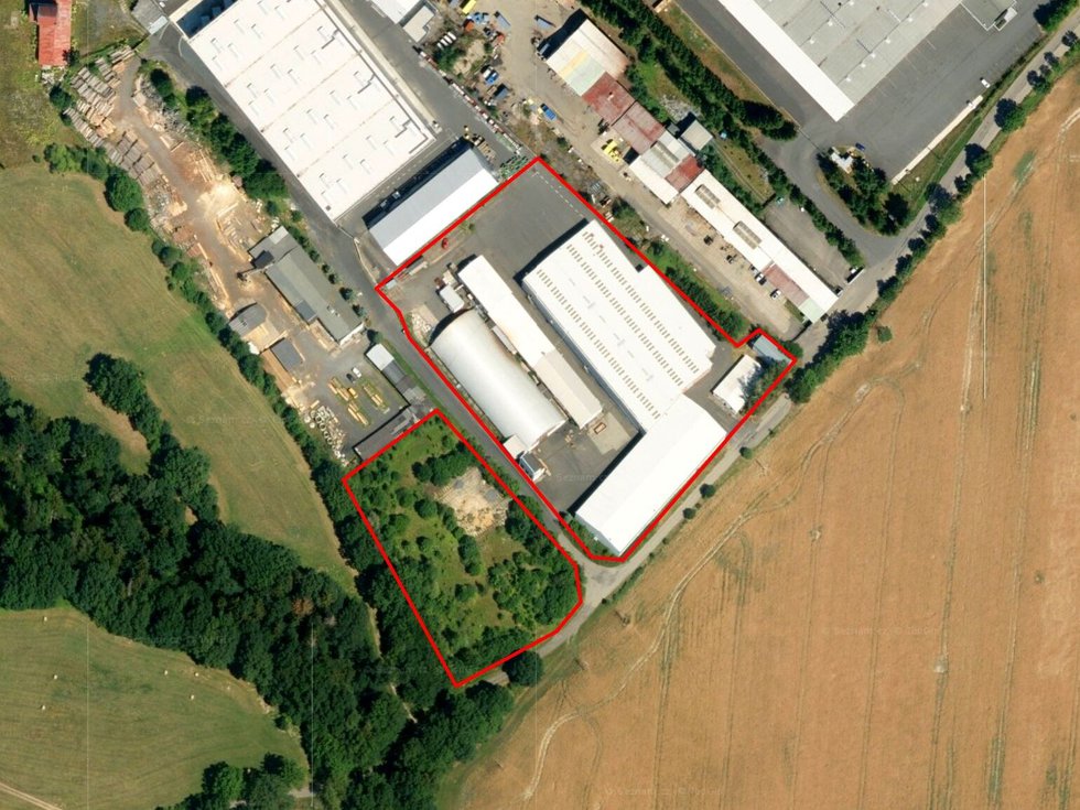 Prodej výrobního objektu 8632 m², Okrouhlá