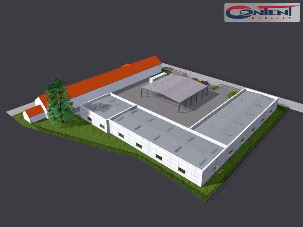 Pronájem výrobního objektu 2500 m², Hradec Králové
