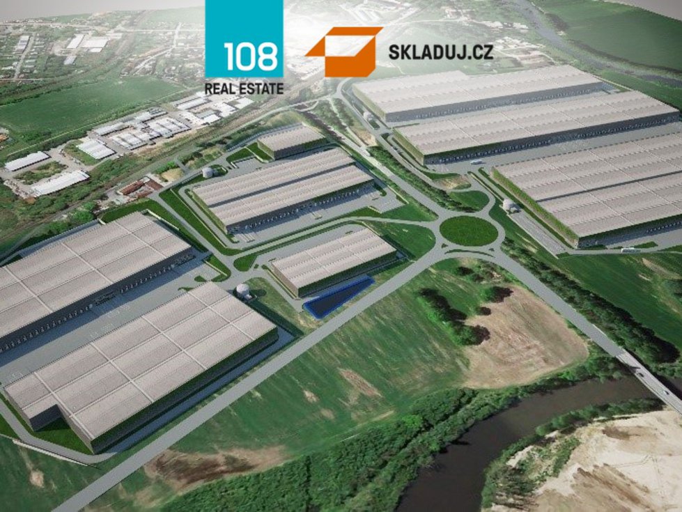 Industrial park Boršov nad Vltavou, pronájem sklad