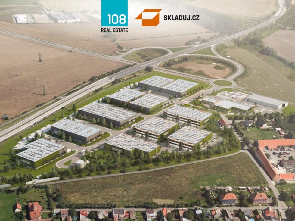 Industrial park Jinočany, pronájem skladových prostor